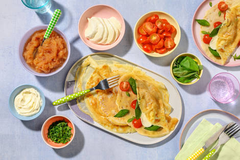 Crêpe Bar mit süßen & herzhaften Füllungen