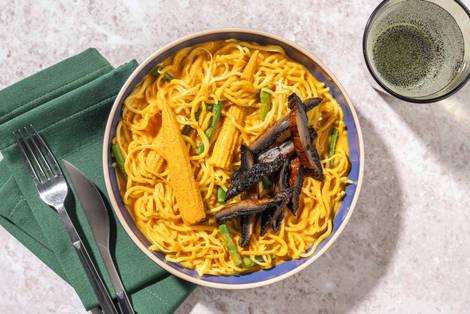 Veggie Red Thai Style Noodle Soup