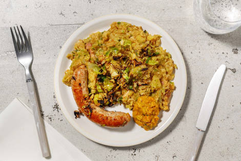 Varkensworst met piccalilly