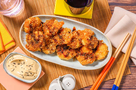 Japansk ”ebi fry” med sprøde rejer