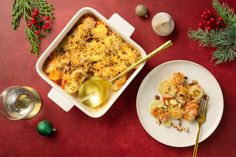 Festive Root Veg Gratin