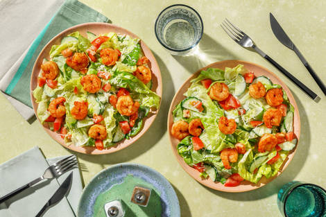 Quick Prawn Caesar Salad