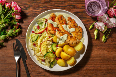 Krämig basilikakyckling