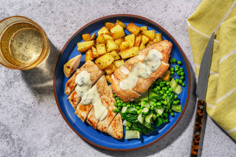 Double Chicken in Creamy Tarragon Sauce