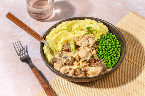 Creamy Mustard Double Chicken and Mushrooms 