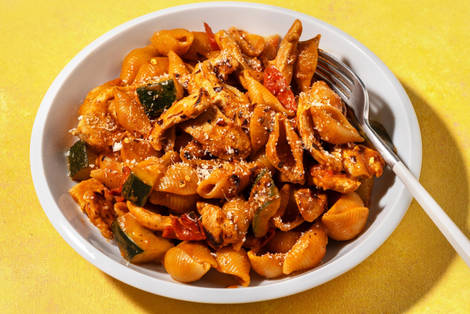 Cajunkrydret kyllingpasta