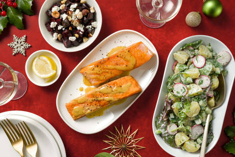 Honungs- och senapslax