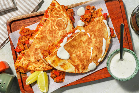 Quesadilla mit Bio-Rinderhack
