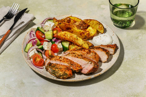 Grekiskinspirerad fläskytterfilé