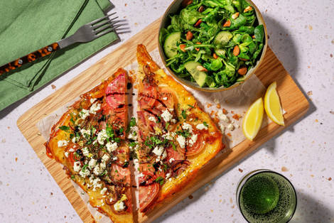 Tarte à la betterave de Chioggia façon tarte tatin