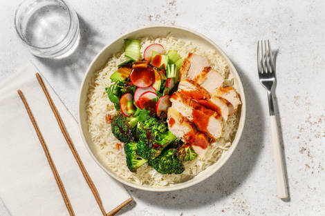 Kyckling i sötsur glaze