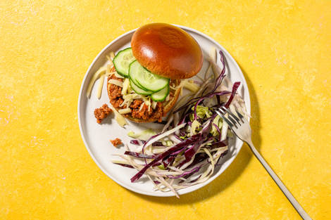 Hurtig Sloppy Joe med BBQ-krydret oksekød