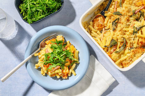 Cosy Bacon and Butternut Mac and Cheese