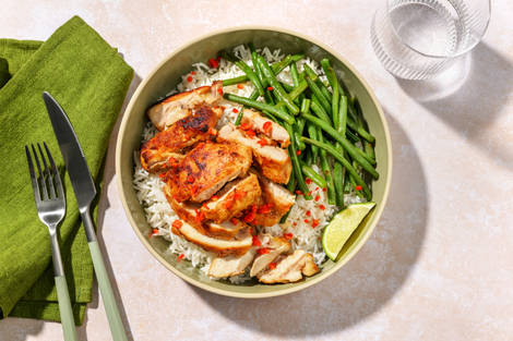 Pollo saltato allo zenzero e lime