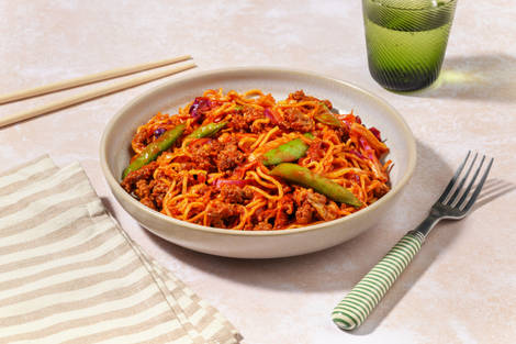 Easy Peasy Korean Style Beef Noodles