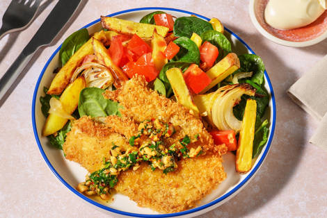 Meksikanskinspirert fish and chips