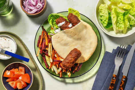 Svinekjøttkofta i pita