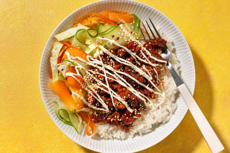 Hurtig koreansk oksekøds-'bulgogi'