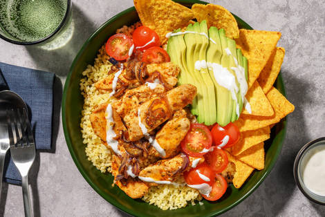 Mexicansk kyllinge-bulgurbowl