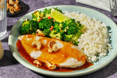 Fischfilet in Teriyakisauce mit scharfem Broccoli