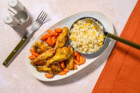 Tandoori wings: extra de alitas de pollo especiadas