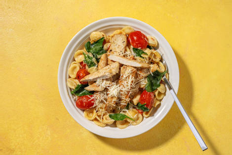 Hurtig kyllingepasta