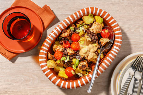 Mexican-inspired Beef Strip Hash