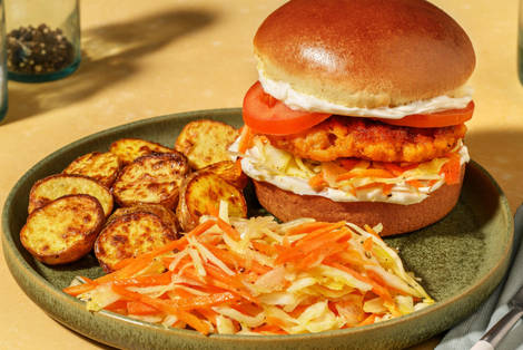 Burger di merluzzo alla galiziana