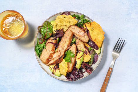 Insalata genuina - burger di tacchino e avocado