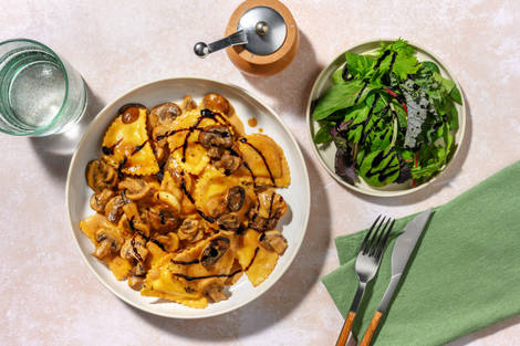 Chicken, Parma Ham and Parmesan Filled Pasta