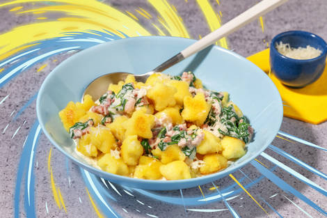 Sternschnuppen-Gnocchi inspiriert von Mega-Voltenso