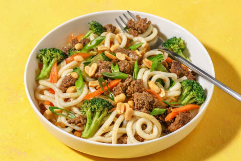 Enkel mongolsk oksekødswok