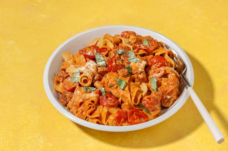 Snabblagad chorizopasta