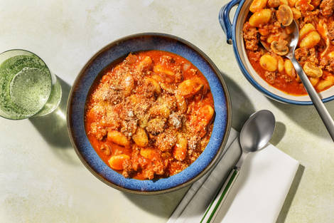 Umbrian Inspired Lamb Ragù and Gnocchi