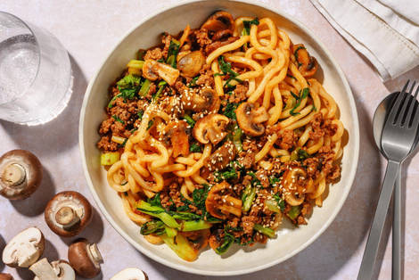 Easy Peasy Gochujang Beef Udon