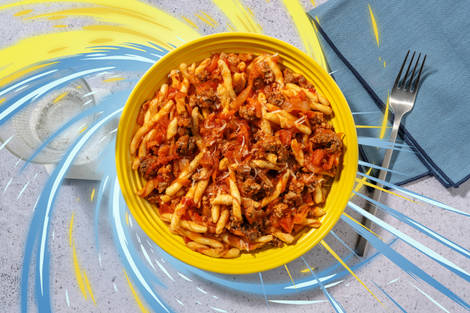 Strozzapetripasta inspiriert von Mega-Camerupt