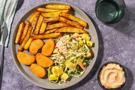 Frasiga veganska nuggets