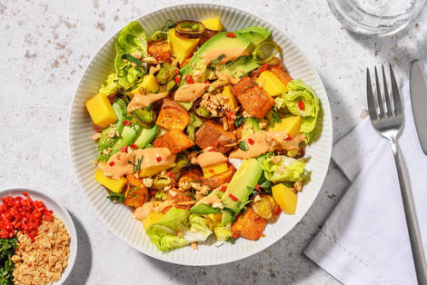 Sallad på centralamerikanskt vis