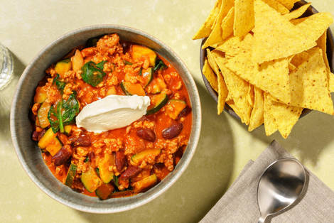 Tex-Mex Style Pork and Bean Chilli