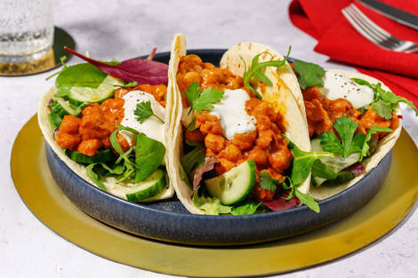Swift Chermoula-Coconut Chickpea Tacos