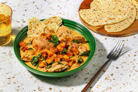 Caribbean Style Chicken Breast and Spinach Pepperpot 