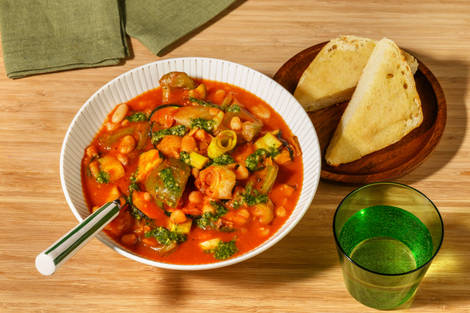 Cannellini Bean & Roast Veggie Soup