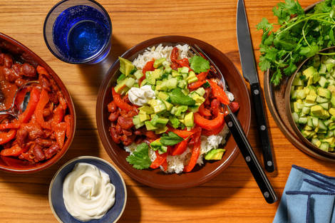 Picante Bean Chilli & Avocado Salsa