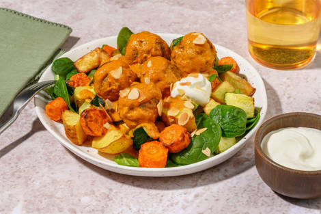 Double Tandoori-Style Beef Meatballs