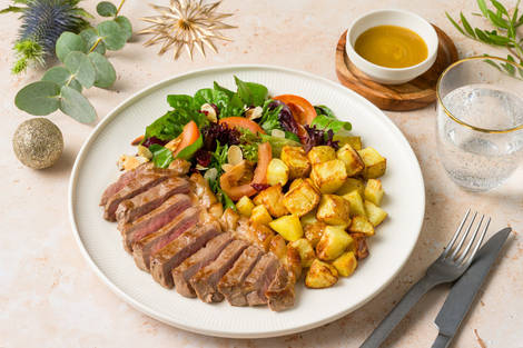 Festive Double Beef & Jolly Jewelled Cranberry Salad