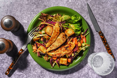 Quick Double Savoury Chicken & Deluxe Crouton Salad