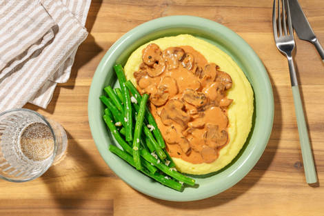 Creamy Beef & Mushroom Stroganoff