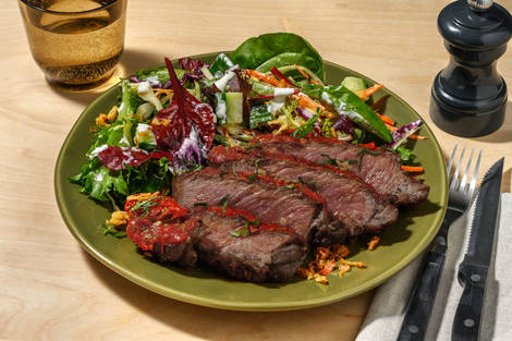 Sichuan-Glazed Roast Lamb Rump & Prawns