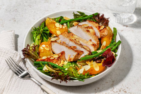 Double Seared Pork Steak & Green Bean Salad