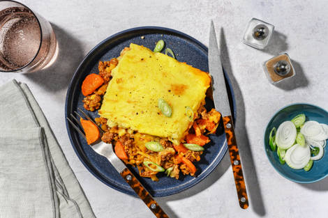 Double Plant-Based Mince & Veggie Pie